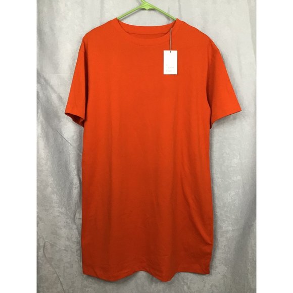 A New Day T-Shirt Dress/Skirt Orange Size Small NWT - Picture 7 of 10